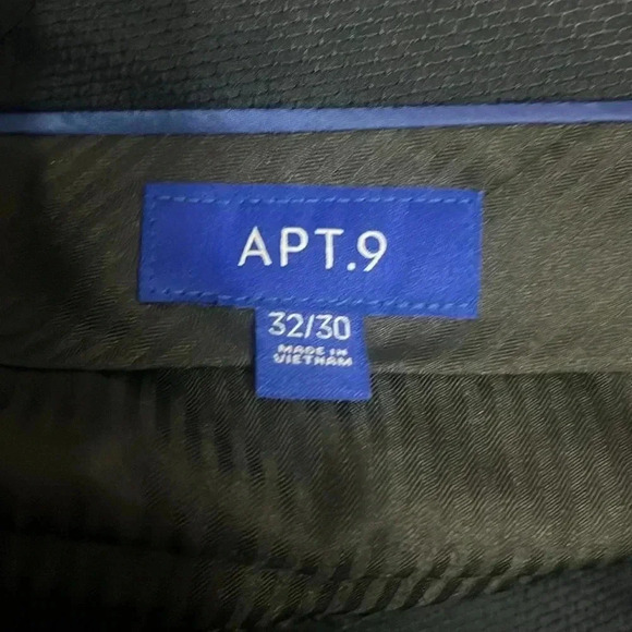 Apt 9 slim fit premier flex performance mens suit navy blue - Picture 2 of 3